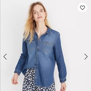 Madewell classic Ex-boyfriend denim shirt